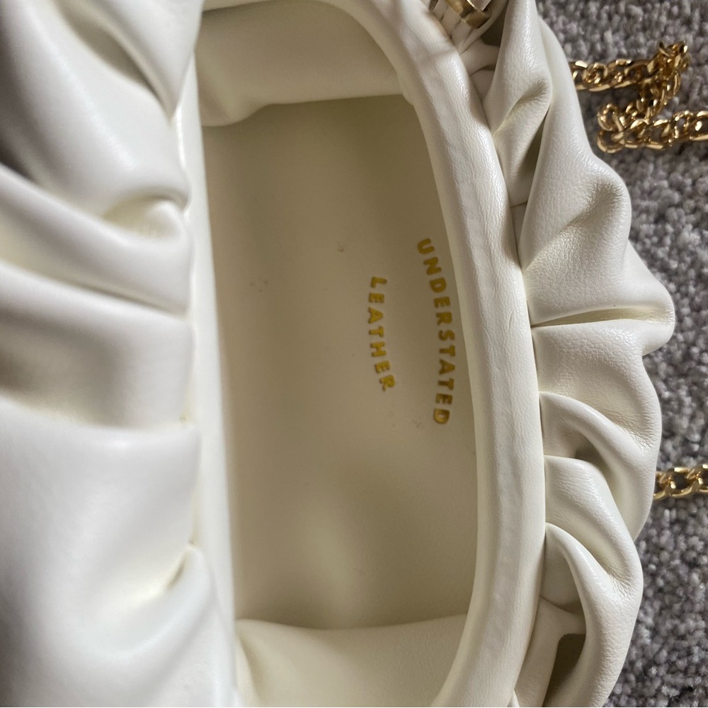 Lovely white clutch
